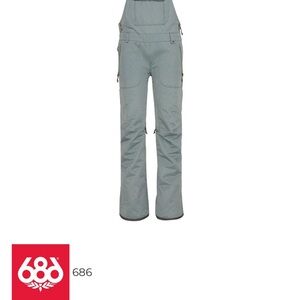 686 Women's Black Magic bib pants